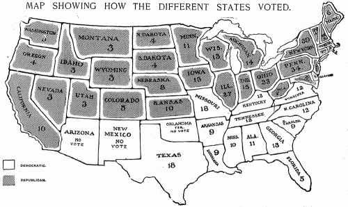 1904 Presidential Election Map 1904 Presidential Election Map